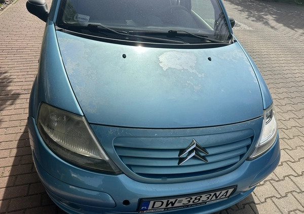 Citroen C3 cena 3500 przebieg: 234300, rok produkcji 2002 z Wrocław małe 79